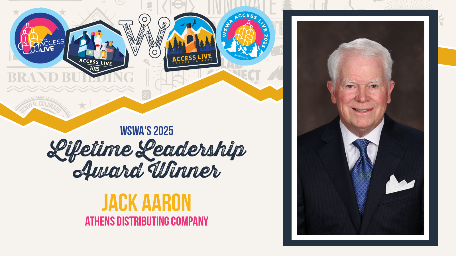 Jack Aaron, 2025 Lifetime Leadership Award Winner