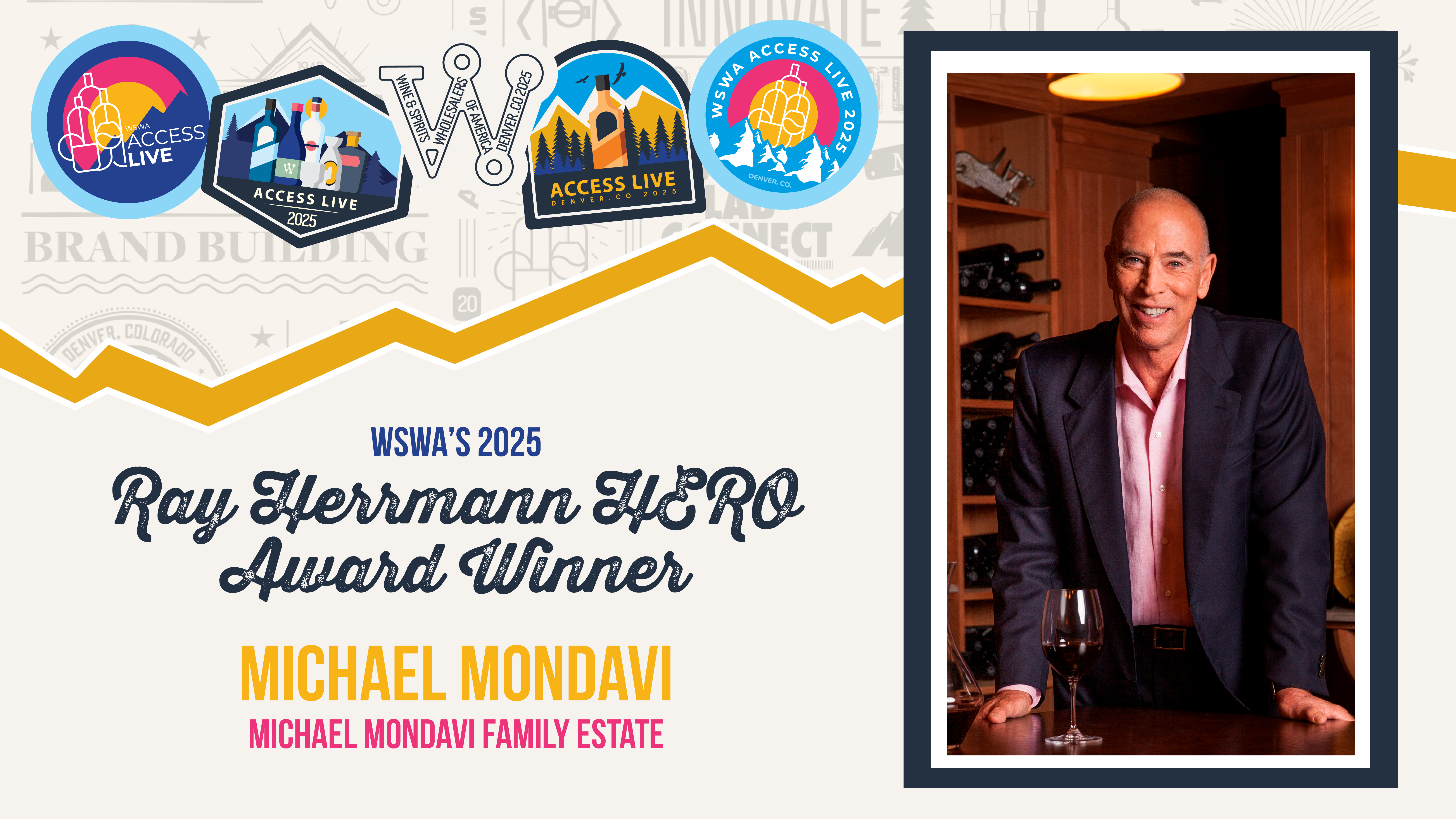 Michael Mondavi 2025 HERO Award Winner